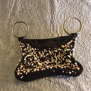 Beaded jewel purse